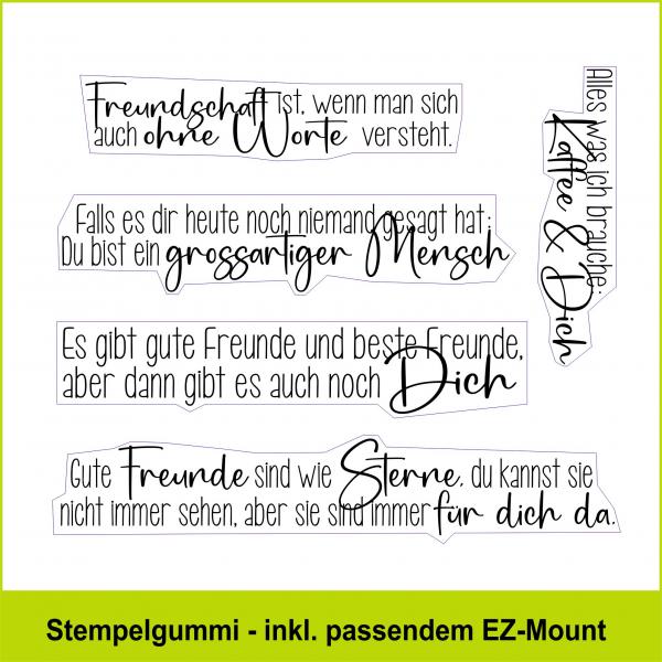 Gute Freunde - Stempelgummi